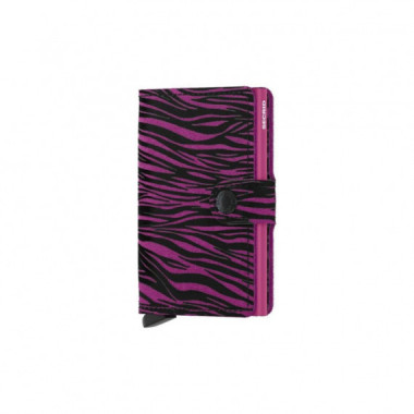 MINIWALLET ZEBRA FUSCHIA