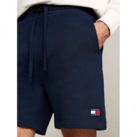 Tjm Badge Beach Short Dark Night Navy  TOMMY JEANS