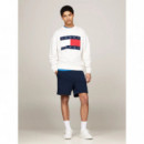 Tjm Badge Beach Short Dark Night Navy  TOMMY JEANS