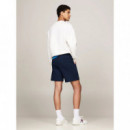 Tjm Badge Beach Short Dark Night Navy  TOMMY JEANS