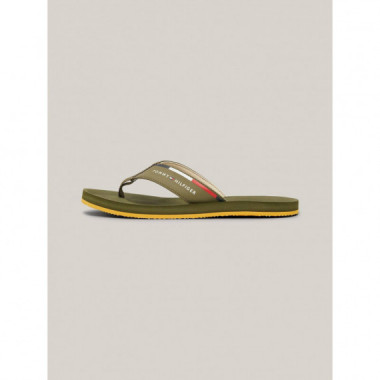 Comfort Hilfiger Beach Sandal Utility Ol  TOMMY HILFIGER