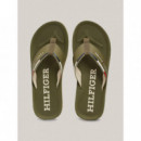 Comfort Hilfiger Beach Sandal Utility Ol  TOMMY HILFIGER