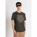 Camiseta  Verde Militare Scuro  ANTONY MORATO