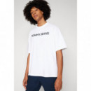 Tjm Reg Gd New Classic L Tee White  TOMMY JEANS