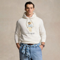 Graphic Fleece-lsl-sws PF24 Deckwsh Wht  RALPH LAUREN