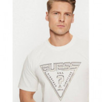 Westly Cn T-shirt Salt White  GUESS