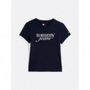Tjw Slim Essential Logo Tee Ext Dark Nig  TOMMY JEANS