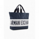 Bolso Deep Navy / Off Whit AF12100  ARMANI EXCHANGE