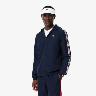Ch&aacute;ndal Deportivo con Logotipo Marine/grenadine  LACOSTE