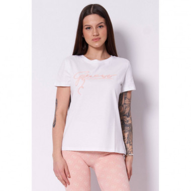Misty Ss T-shirt Pure White  GUESS