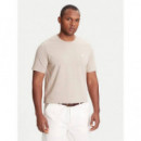 Ss Cn Patch Tee Pasadena Stone  GUESS