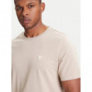 Ss Cn Patch Tee Pasadena Stone  GUESS