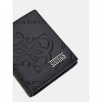 Boston Card Case Black  GUESS