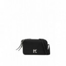 KLJ K LOGO CAMERA BAG BLACK
