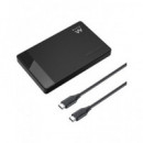 EWENT Carcasa Protectora para Disco Duro 2.5" Sata Hdd/ssd USB Tipo-c 3.2 GEN1 sin Tornillos EW7073