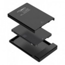 EWENT Carcasa Protectora para Disco Duro 2.5" Sata Hdd/ssd USB Tipo-c 3.2 GEN1 sin Tornillos EW7073
