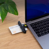 LECTOR DE TARJETAS DNIE TOOQ TQR-3011B DNI USB-C B