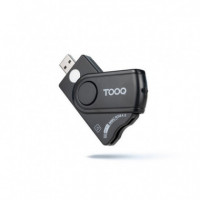 LECTOR DE TARJETAS DNIE TOOQ TQR-3012B DNI SIM SD