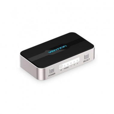 DUPLICADOR VENTION 4XHDMI HEMBRA - HDMI MACHO SILV