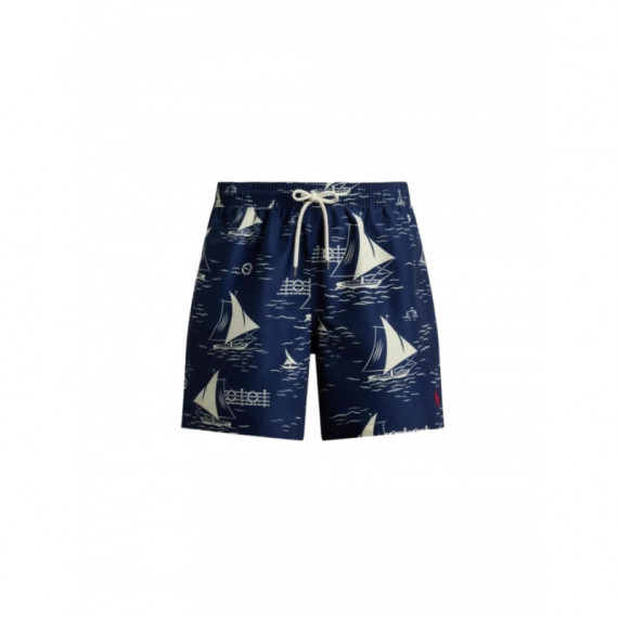 Polo RALPH LAUREN - Woven-trunk-swim Bottom - All Over Sailboats - 710B18029001/ALL Over Sailboats