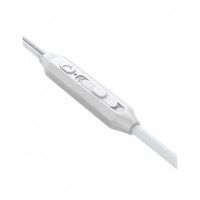 JOYROOM Aurciular con Microfono JR-EC06 HD con Cable y Conector Tipo C Blanco