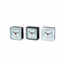TIMEMARK Reloj Despertador Analogico CL70N Silencioso Surtido Colores
