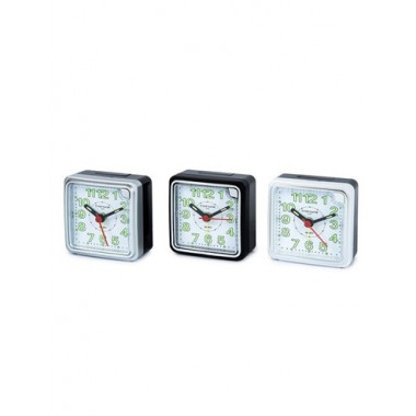 TIMEMARK Reloj Despertador Analogico CL70N Silencioso Surtido Colores