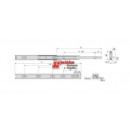 Corredera Telescópica Parcial De 60 Cm Con Freno