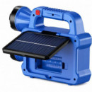 LINTERNA SOLAR RECARGABLE AIRMEC LED CON POWERBANK Y 2 LÁMPARAS EXTERNAS