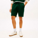Short  de Felpa con Logo Bordado  TOMMY HILFIGER