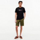 Camiseta de Punto con Logo Gráfico  TOMMY HILFIGER