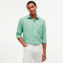 Camisa de Corte Regular en Puro Lino Lavado  TOMMY HILFIGER