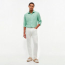 Camisa de Corte Regular en Puro Lino Lavado  TOMMY HILFIGER