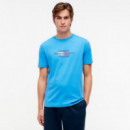 Camiseta de Punto con Logo Gráfico  TOMMY HILFIGER