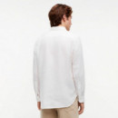 Camisa de Corte Regular en Puro Lino Lavado  TOMMY HILFIGER