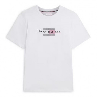 Camiseta de Punto con Logo Gr&aacute;fico  TOMMY HILFIGER