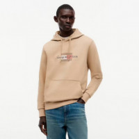 Sudadera de Felpa con Capucha con Cordón y Logo  TOMMY HILFIGER