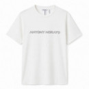 Camiseta Regular Fit Estampado de Logotipo  ANTONY MORATO
