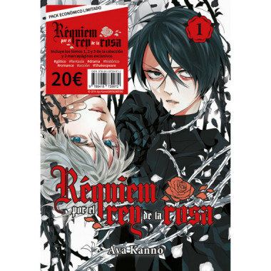 PACK REQUIEM POR EL REY DE LA ROSA, VOL. 1, 2 Y 3