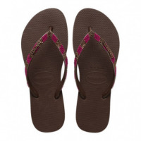 HAVAIANAS Slim Glow Marron
