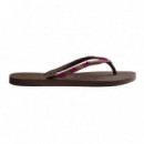 HAVAIANAS Slim Glow Marron
