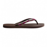 HAVAIANAS Slim Glow Marron