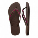 HAVAIANAS Slim Glow Marron