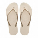 HAVAIANAS Slim Platform Beige