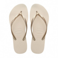 HAVAIANAS Slim Platform Beige