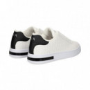 TALON NEGRO DEPORTIVO LOGO BLANCO