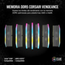 Módulo Corsair Vengeance RGB DDR5 16GB (2x8GB) 5600MHz (CMH16GX5M2B5600Z40)