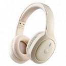 Auriculares NGS con Micrófono Integrado Supraurales Plegables Bluetooth USB-C Beige (ARTICATEMPESTBEIGE)