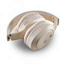 Auriculares NGS con Micrófono Integrado Supraurales Plegables Bluetooth USB-C Beige (ARTICATEMPESTBEIGE)