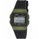 CASIO F-91WM-3ADF Reloj Digital Fecha, Resistente Al Agua, Correa de Resina